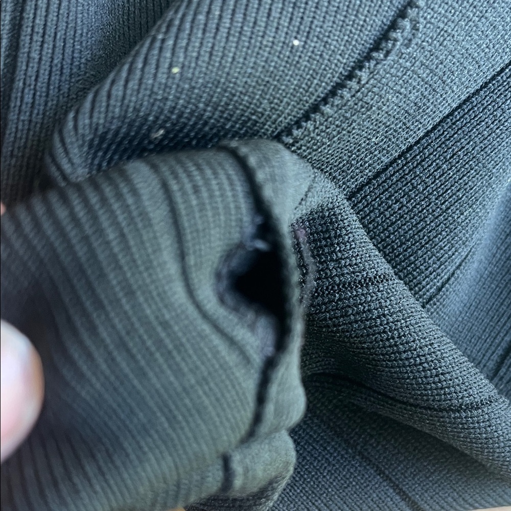 Black Bandage Cocktail Dress - Picture 4 of 5
